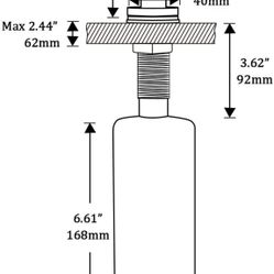 Under counter Soap/Lotion Dispenser