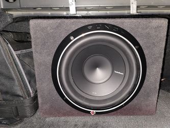 10" Rockford Fosgate P2D2-10 Dual 2-ohm Voice Coil Subwoofer w/Speaker Box