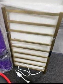 New Towel Warmer Rack for Bathroom with Timer/Fahrenheit Temperature Control Wall Mounted Electric H