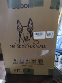 Dog Door- Steel Frame - Pets up to 12 pounds