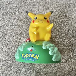 Pokémon Pikachu Talking Figure Trendmaster 1999 Nintendo Room Greeter Sound RARE
