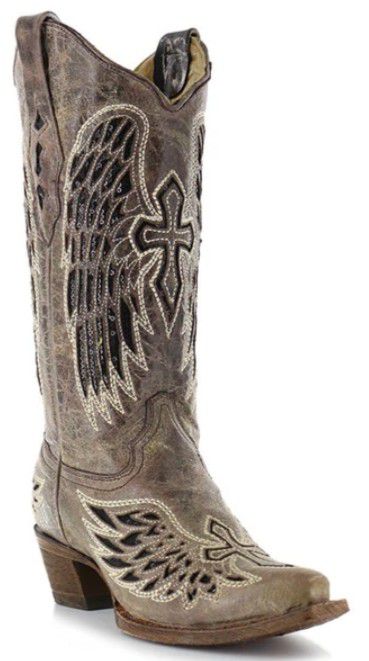 Ladies Corral All Leather Boots