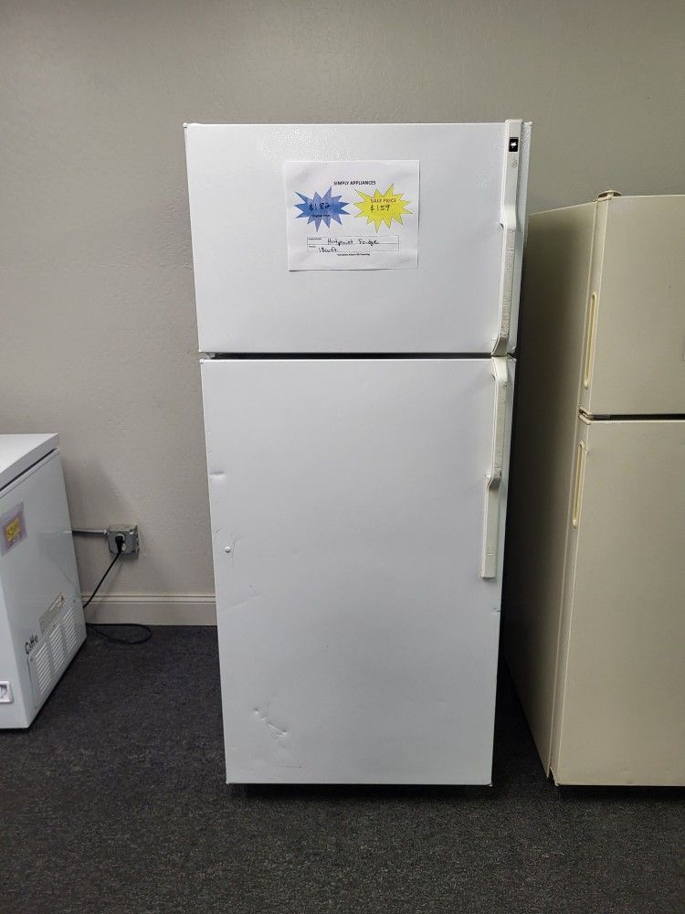 🎅Inventory Selling Fast! Hotpoint 18cu.ft Fridge-Warranty Included