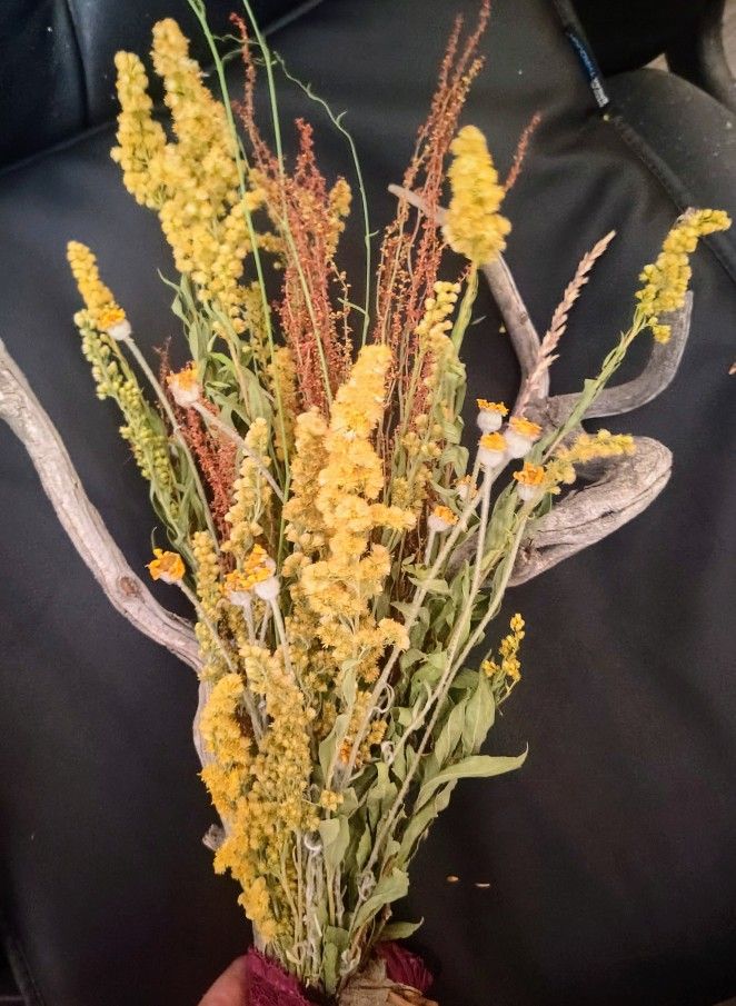 Handmade dried flower bouquets