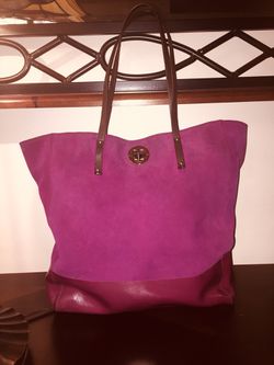 Authentic Kate Spade XL Stardust Suede Tote Purse