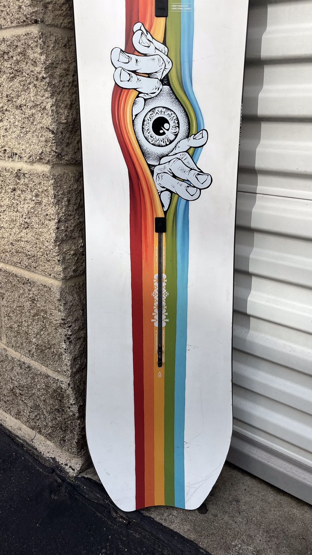 157 cm. Burton Deep Thinker directional camber snowboard