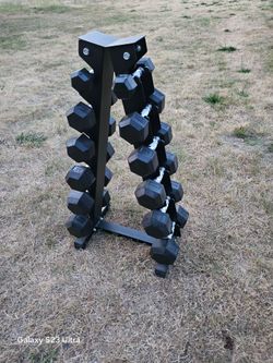 Dumbells Weights With Rack