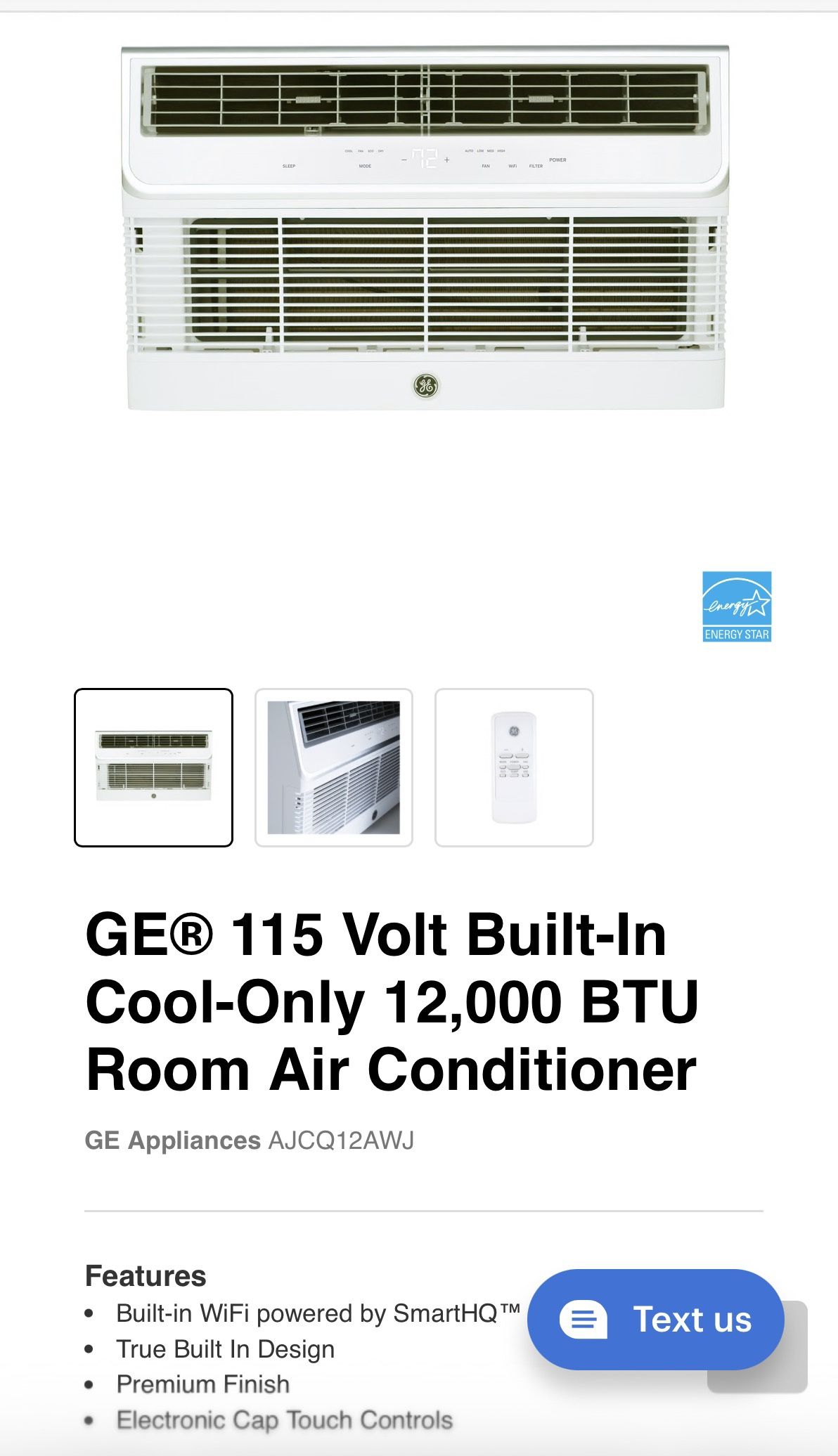 GE® 115 Volt Air Conditioner