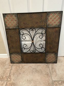Wrought iron wall art