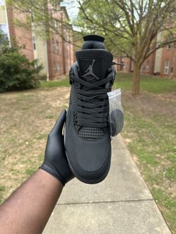 Size 13 Air Jordan Retro 4s "Black Cats"