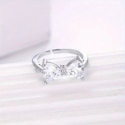 CZ Bow-Knot Girls Ring