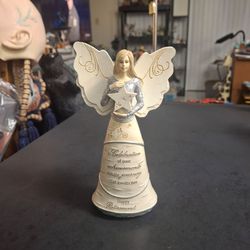 Retirement Gift Angel-Text Says "In Celebration Of Your Achievements And The Journey That Awaits You " - "Happy Retirement" 6.5"H Excellent Condition