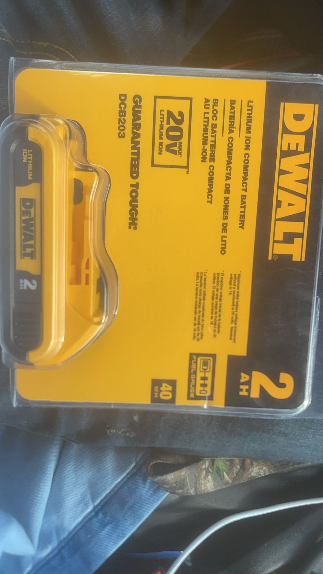 DeWALT 2ah Battery