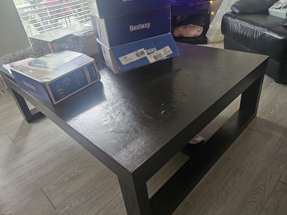 Coffee Table, Large Solid Wood
