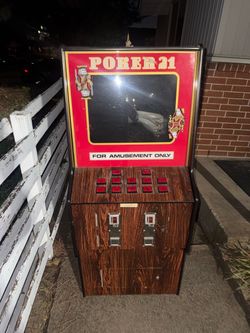 Poker 21 Arcade Cabinet Machine