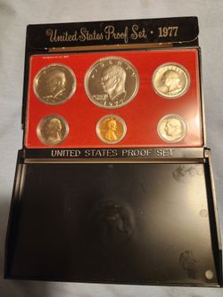 1977-S | US Mint Proof Set | 6 Coins | Original Packaging OGP | COA