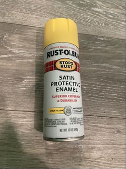 Rustoleum spray paint yellow