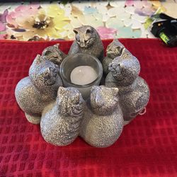 Windstone Cats Circle Of Friends 5”tall  7” Wide Perfect Condition 