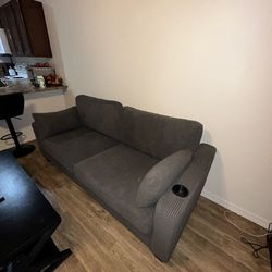 Couch with extended bed