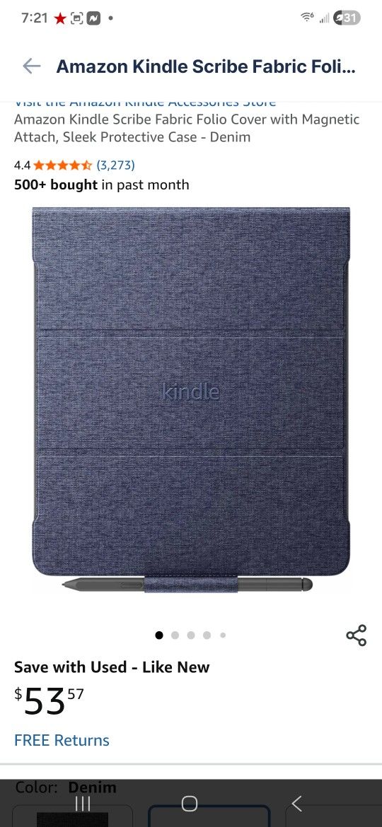 Amazon Kindle scribe