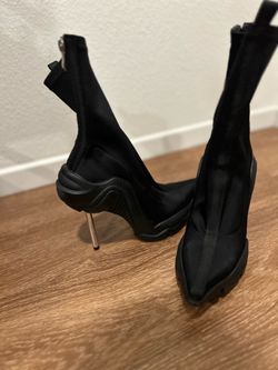 Statement Sock Boot Heels (Unbranded – Imported)
