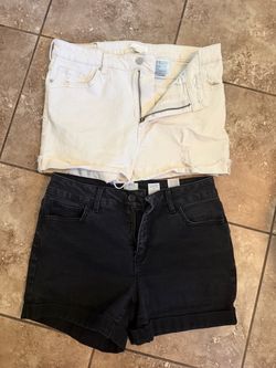 Women’s hi waisted shorts size 8 $10 for both