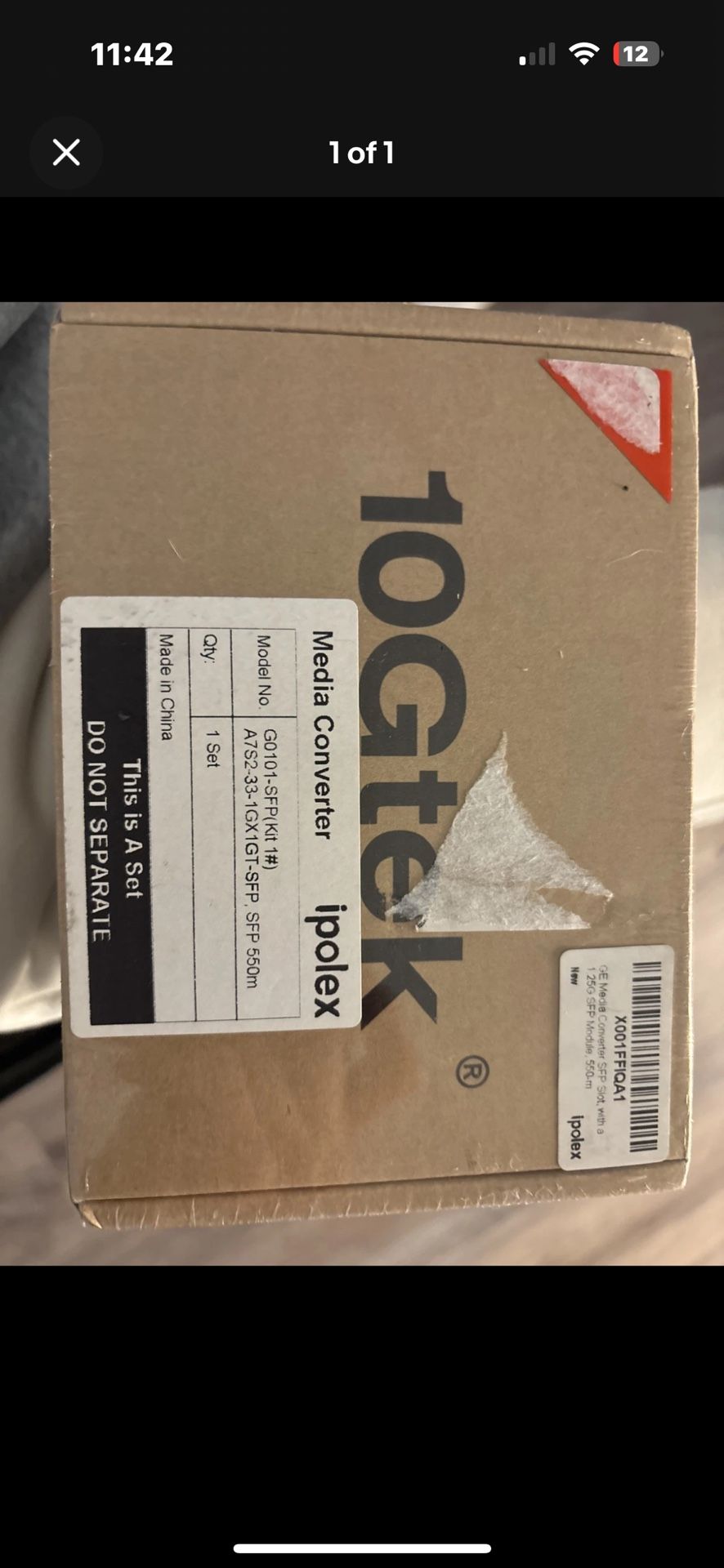 StarTech TP LINK Ipolex MCM1110SFP Gigabit Ethernet Fiber Media Converter with Open SFP Slot