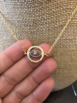 Evil eye 🧿 pendant necklace!