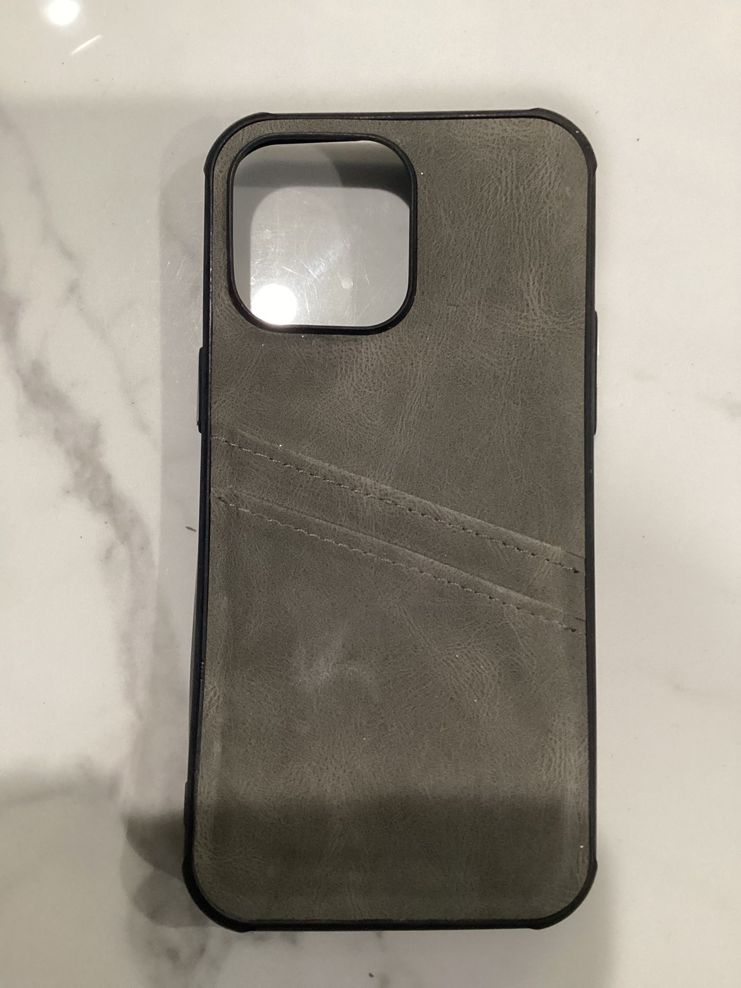 iPhone 14 Pro Leather Phone Case With Card Pocket
