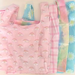 Reusable Tote Bags Set of 4