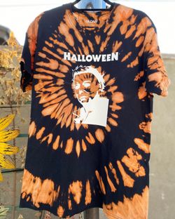Halloween glow in the dark! Bleach tie dye