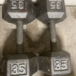 35 Lbs Dumbbell Set
