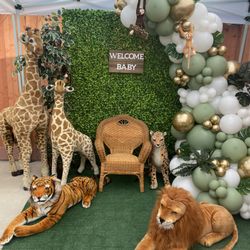 Wild Safari Baby Shower Balloons 