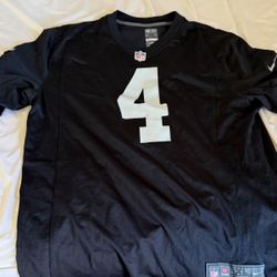 NFL Raiders Carr New Jersey