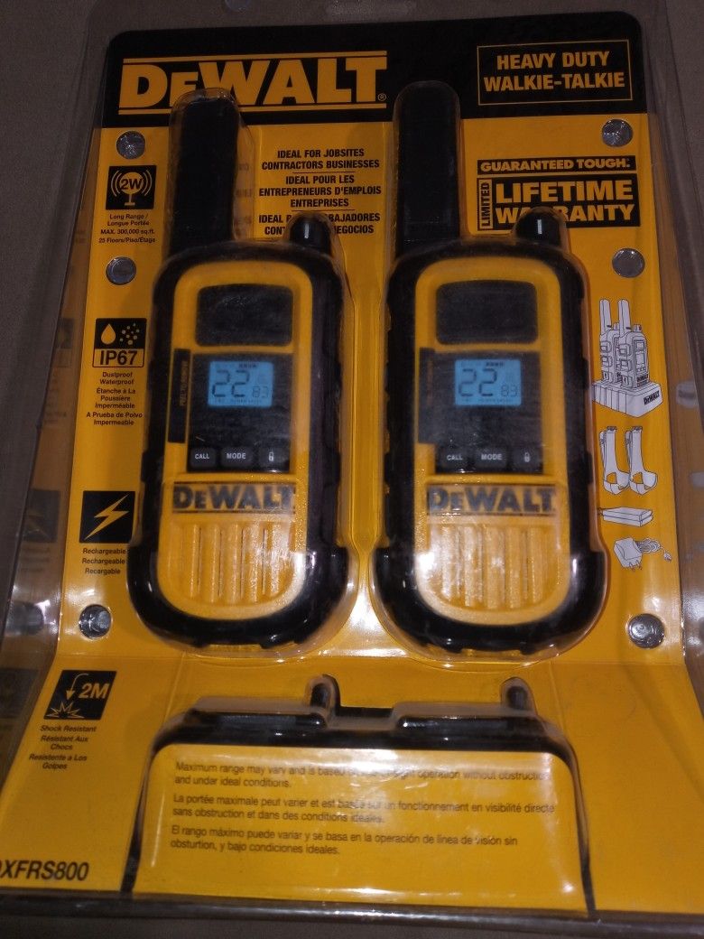 DeWalt Heavy Duty Walkie-talkie
