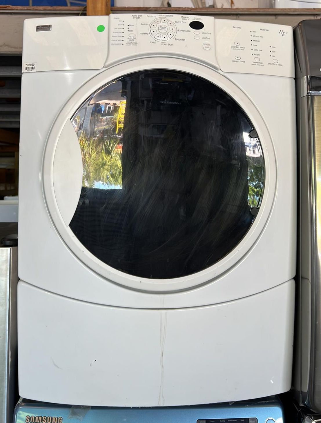 Kenmore Dryer Electric Front load White Heavy Duty
