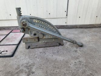 Buffalo Forge 19A Slitting Shear Sheetmetal Garage Shop Tool Classic Vintage Antique Tools Metal