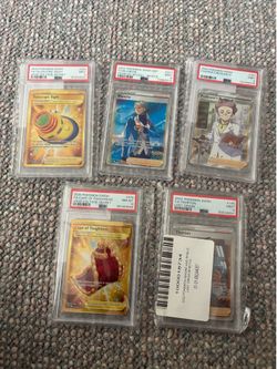 Pokemon PSA slabs trainer