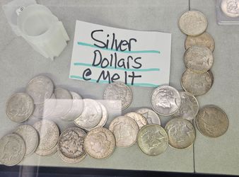 Silver Dollars below  Silver Melt Value!