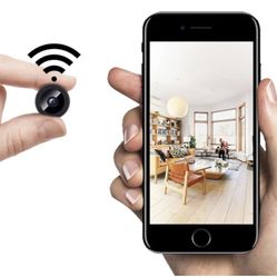 New In Box 1080P WiFi Mini Camera Wireless Indoor,Home Security Surveillance Camera Micro Small Monitor Video Camera with Motion Detection App Control
