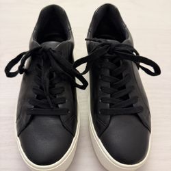 Vince Benfield Women’s Leather Black Platform Sneaker