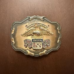 Harley-Davidson “Made in USA Est. 1903” Vintage Style Metal Belt Buckle