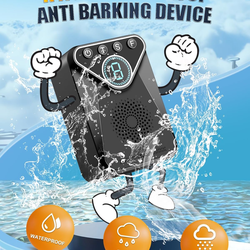 Anti Barking Device for Dogs, 9 - Mode Ultrasonic Dog Barking Control with 50 Ft Range, Rechargeable Waterproof Bark Deterrent Box, Dog Barking Silenc