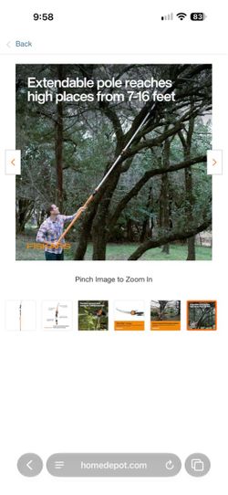 Friskars 16 ft extendable Pole Saw