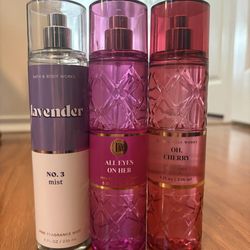 Bath & Body Works Fine Fragrance Mist Bundle