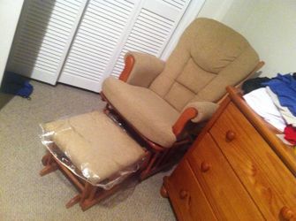 Chair and ottoman