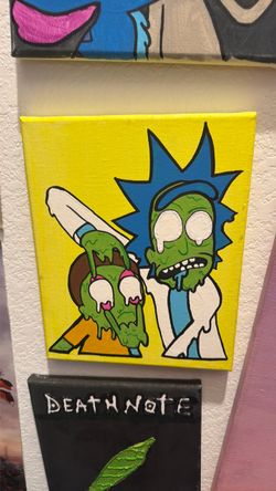 Rick and Morty  painting