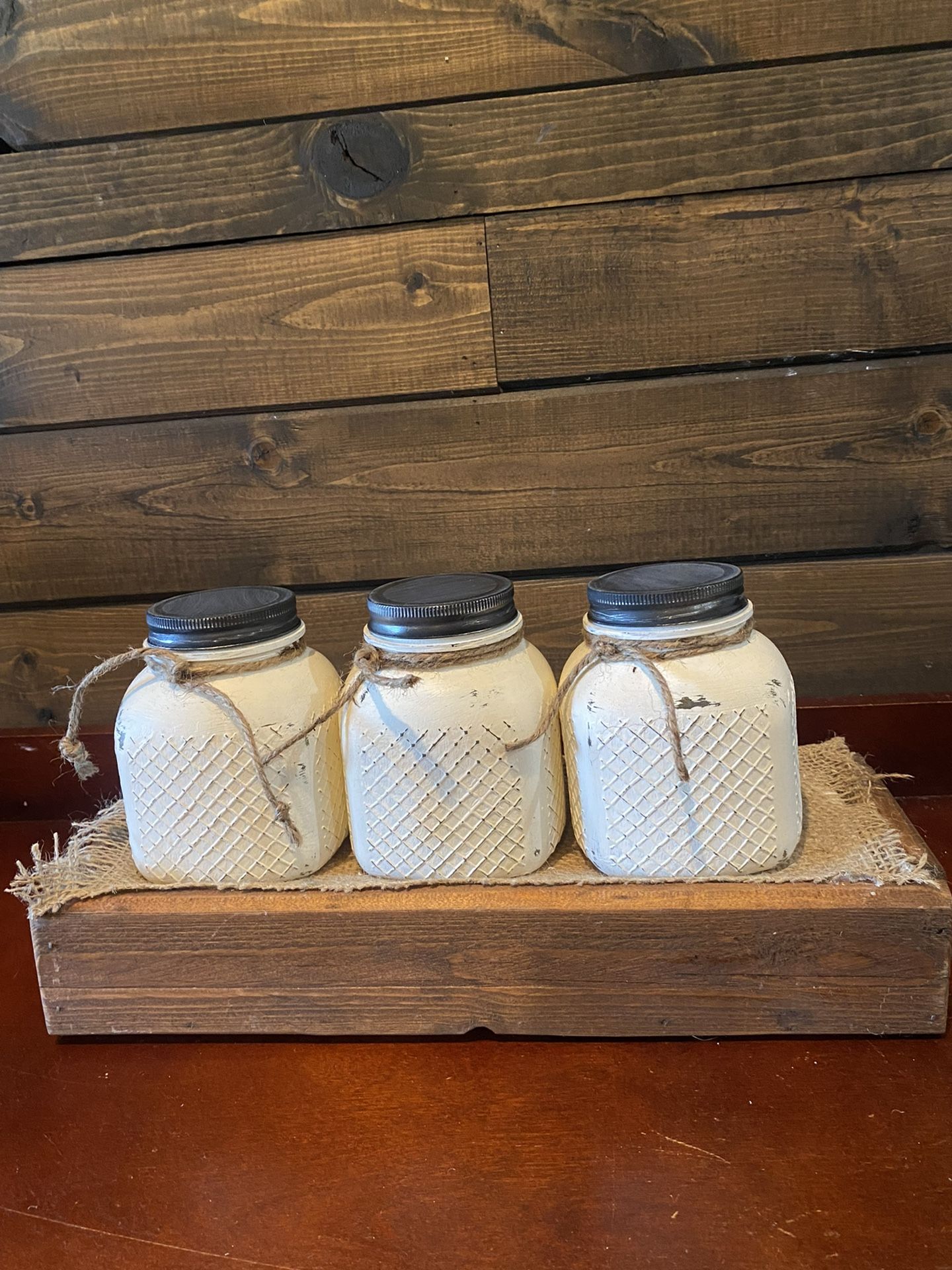 Set Of 3 Farmhouse Canisters
