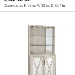 Corner Space Wine/ Bar Rack cabinet 
