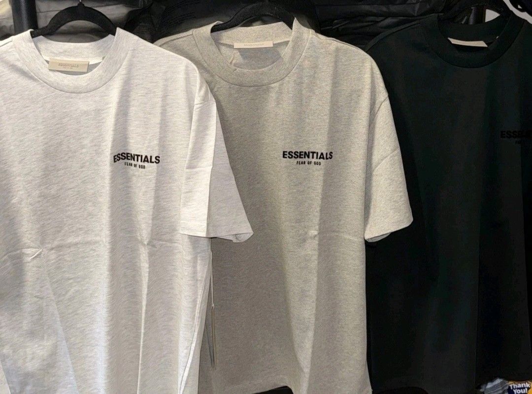 3 The Fear Of God Essentials T Shirts XS XL